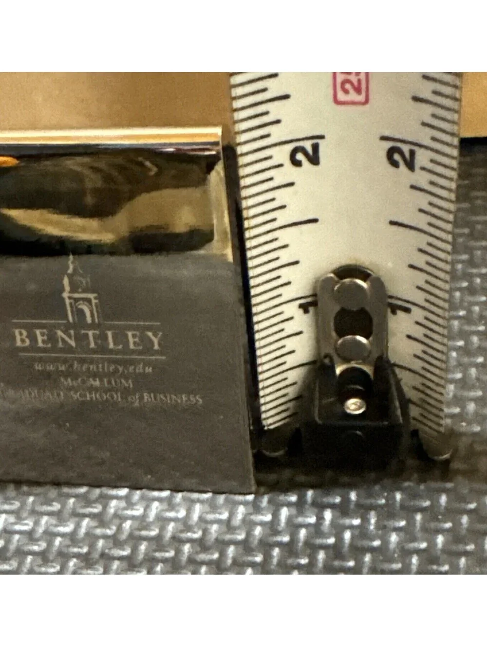 Bentley College McCallum Graduate School Of Business Desk Clock Card Holder